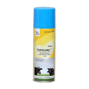 Topicure Advance as a wound healing spray for animals.
